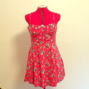 Material Girl Floral Print Summer Dress